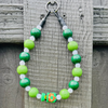 Beaded Dog Collar Slip-on Shamrock Shuffle St. Patricks Day Collection | Dainty Days
