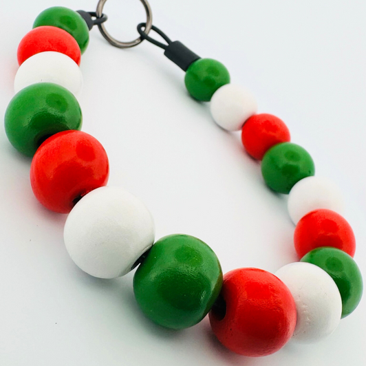 Beaded Dog Collar Slip-on Un-Wrapped Present Christmas Collection | Dainty Days