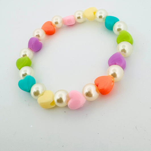 Beaded Bracelet Hearts for You Valentine's Collection | Dainty Days
