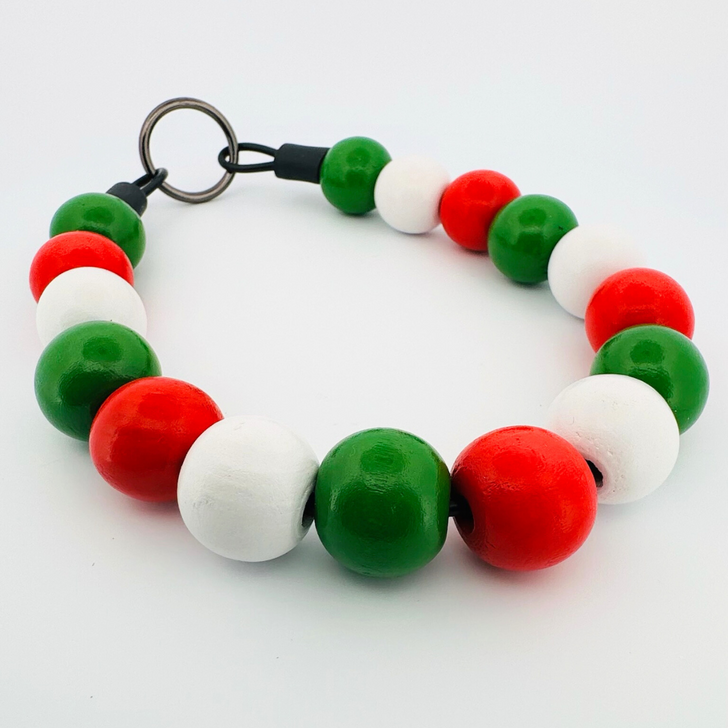 Beaded Dog Collar Slip-on Un-Wrapped Present Christmas Collection | Dainty Days
