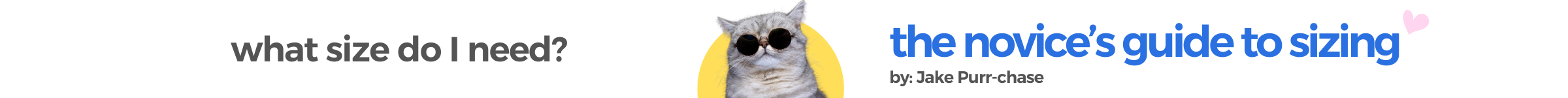 Sizing Help for Pets