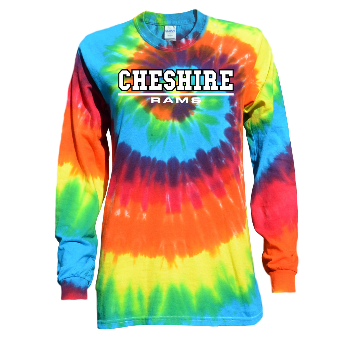 tie dye rams shirt