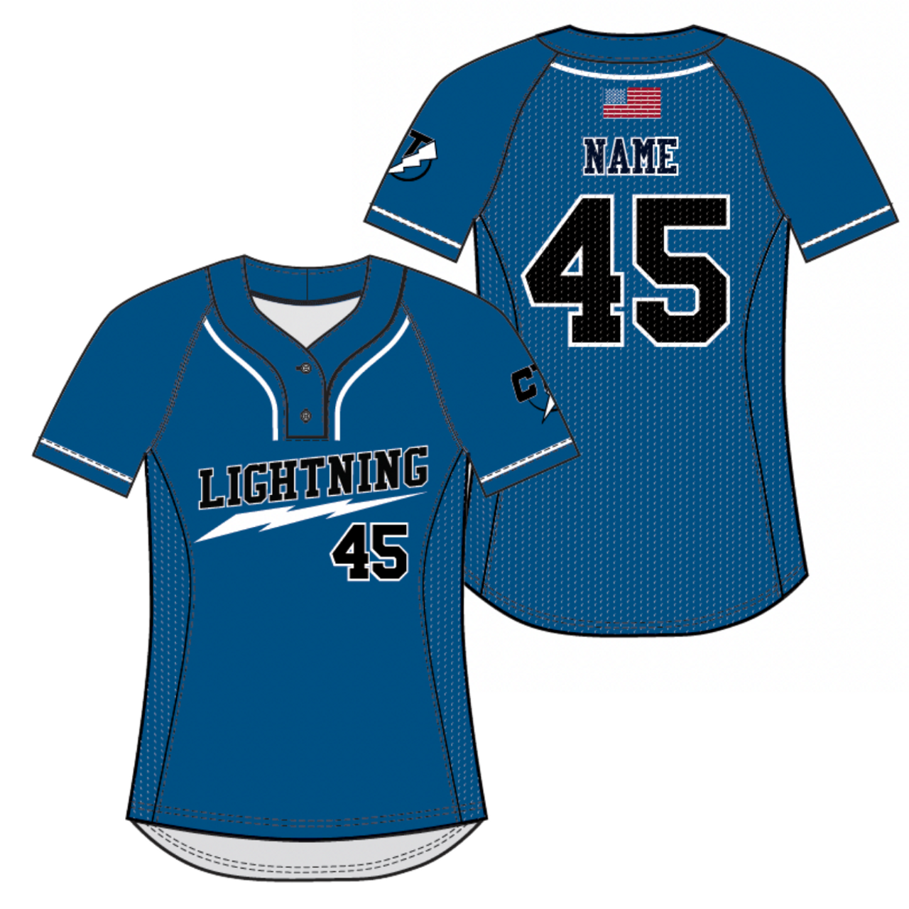 Charlotte Knights Pro black baseball jersey 2xl