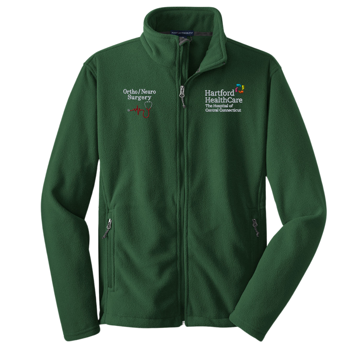 THOCC Ortho/Neuro Surgery Hunter Green Chill Fleece Jacket
