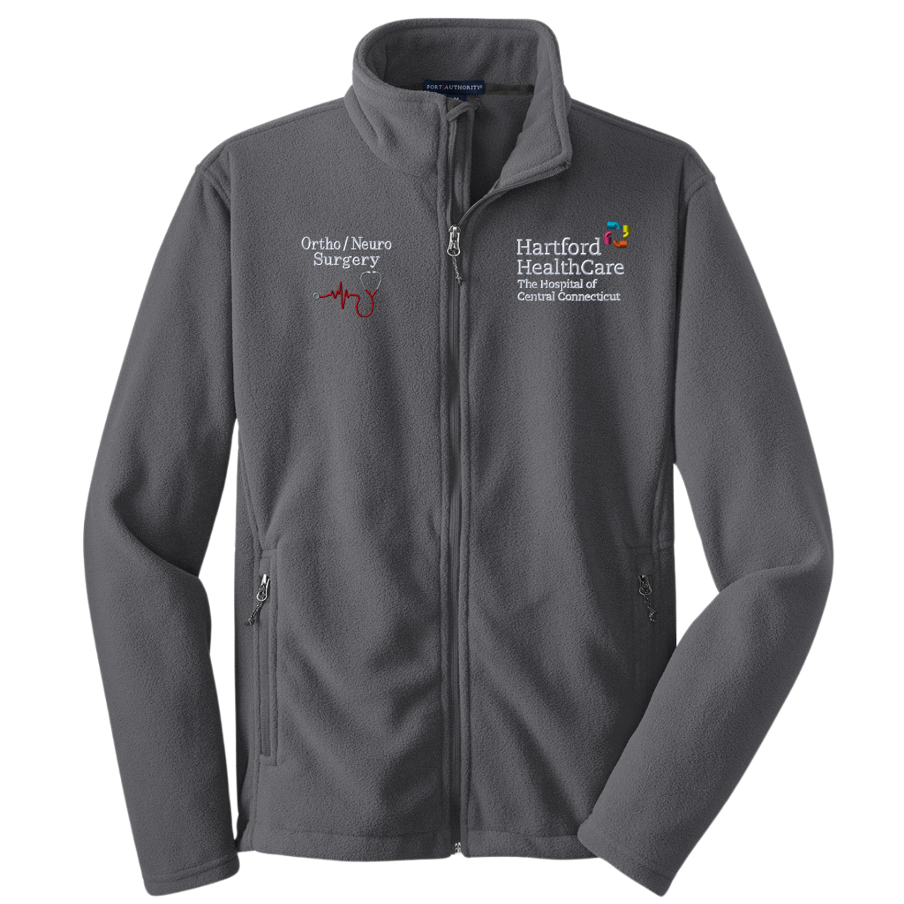 THOCC Ortho/Neuro Surgery Iron Gray Chill Fleece Jacket