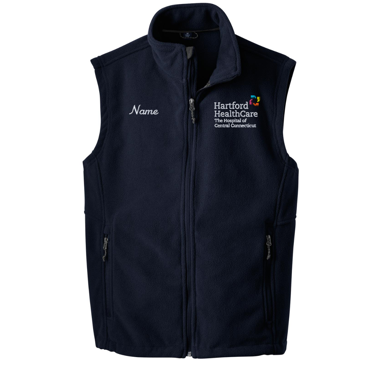 THOCC Respiratory Therapist Navy Fleece Vest - Southington the