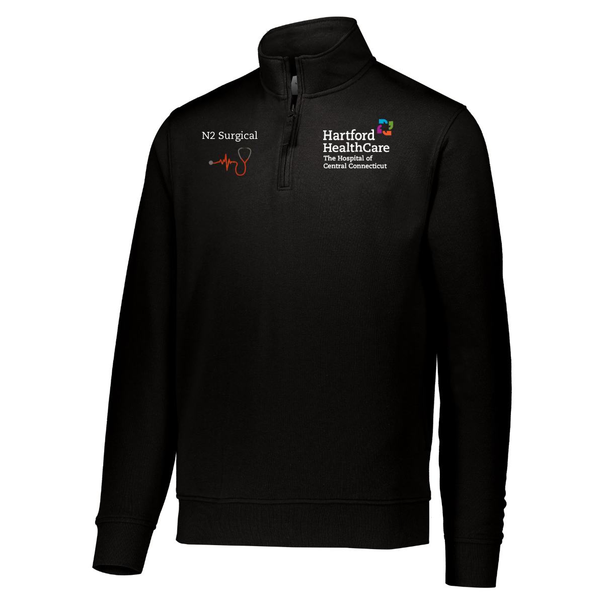 THOCC N2 Surgical Black 1/4 Zip - Southington the Athletic Shop