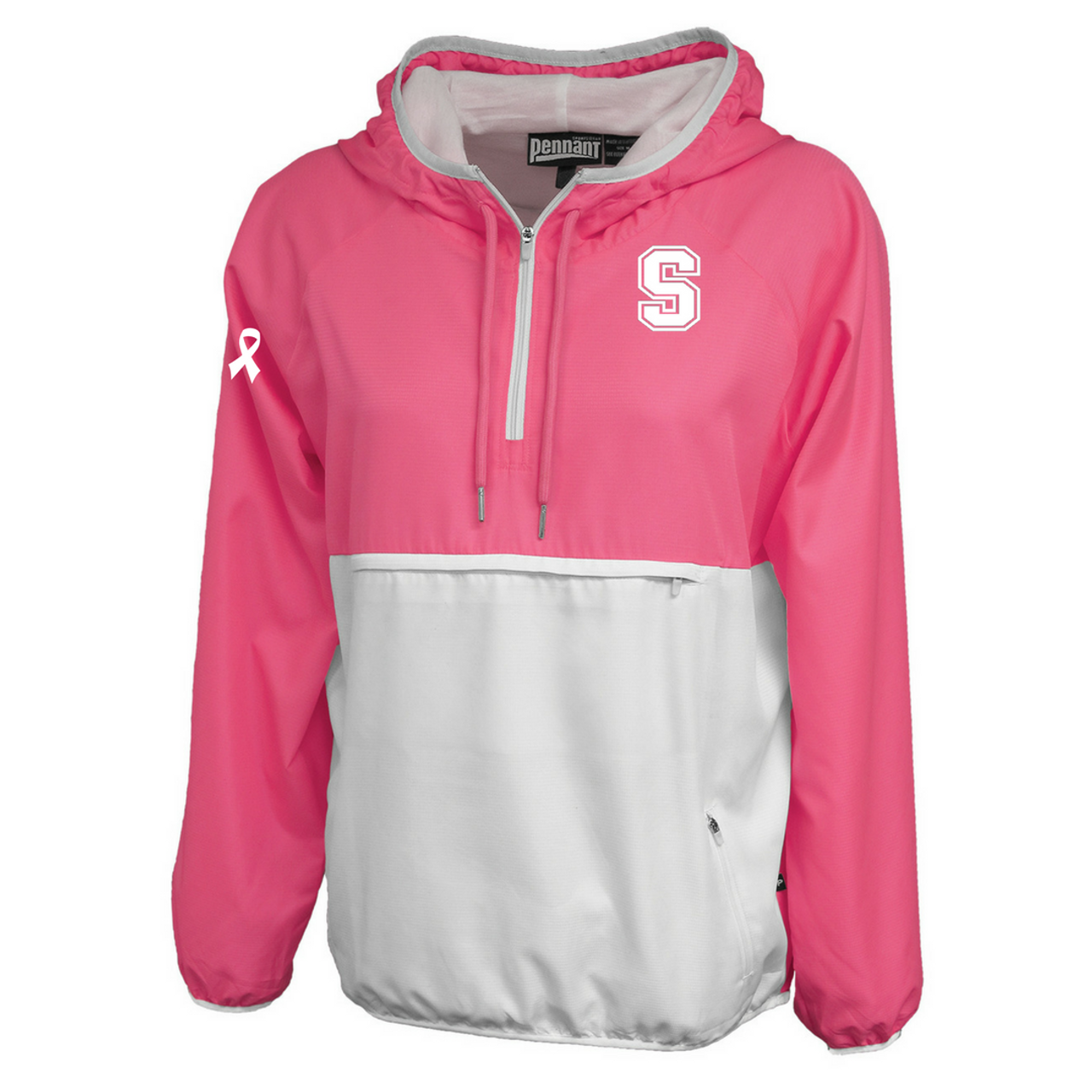 Communisme Doen wol Southington Pink Anorak Jacket - Southington the Athletic Shop