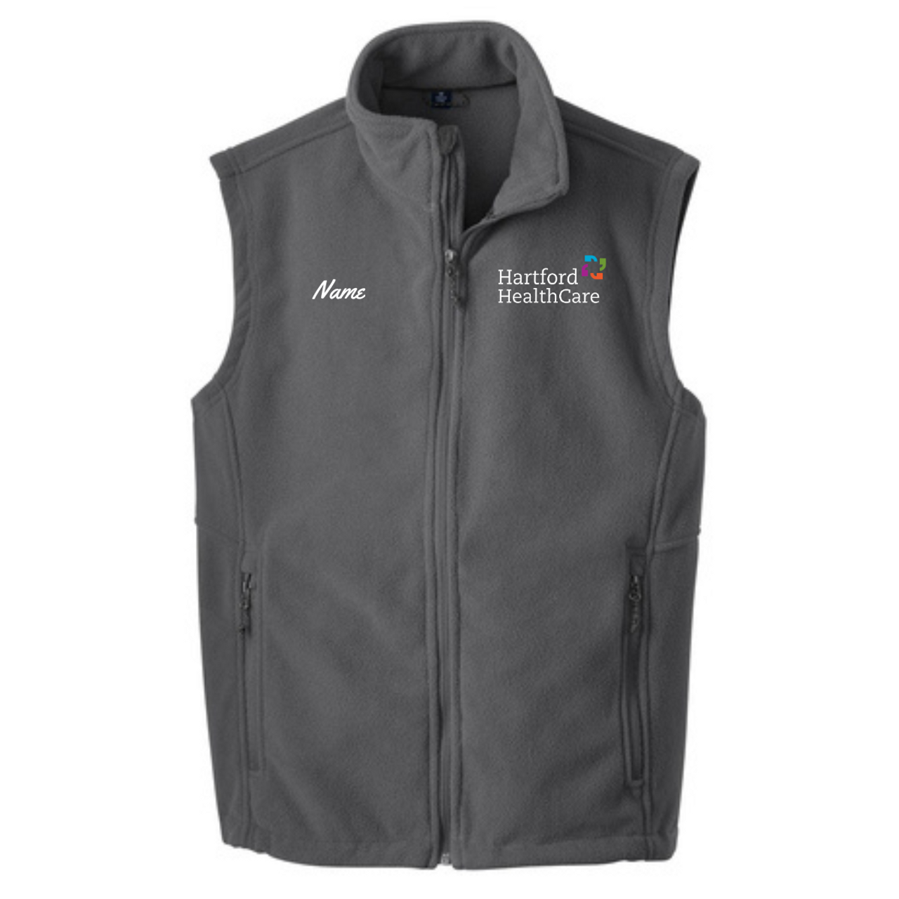 HHC Central Region Nursing Education Charcoal Fleece Vest