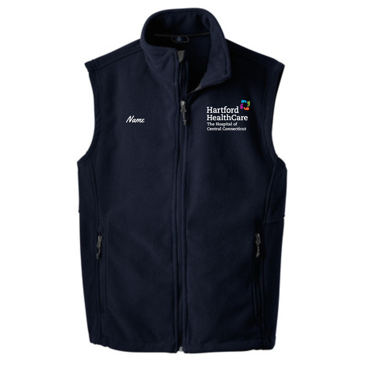THOCC Radiology CT TECH AIDE Navy Fleece Vest - Southington the THOCC Radiology CT TECH AIDE Navy Fleece Vest - Southington the