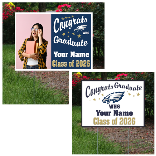 Wethersfield Graduation Lawn Sign