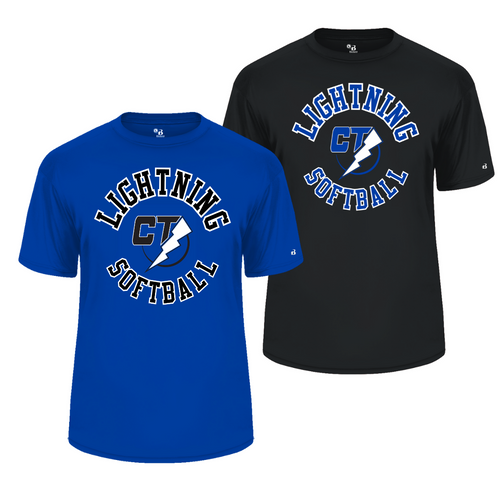 CT Lightning Moisture Wicking Unisex T-Shirt with Circle Logo