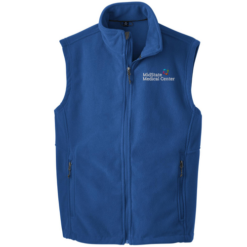 MidState Behavioral Health Royal Fleece Vest MidState Behavioral Health Royal Fleece Vest