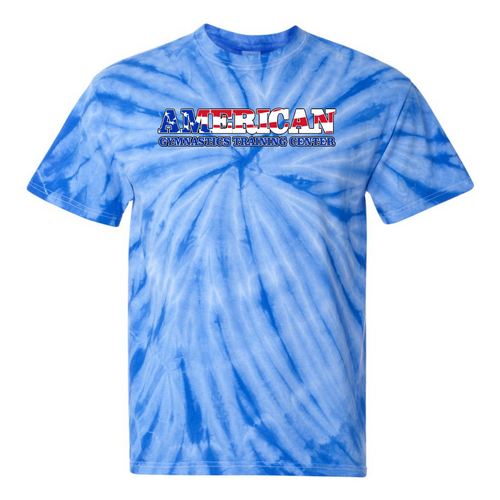 American Gymnastics Royal Tie Dye T-Shirt