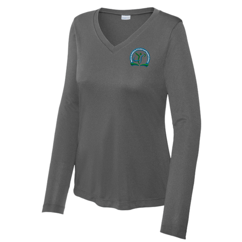 NAHPL Ladies Moisture Wicking V-Neck Long Sleeve