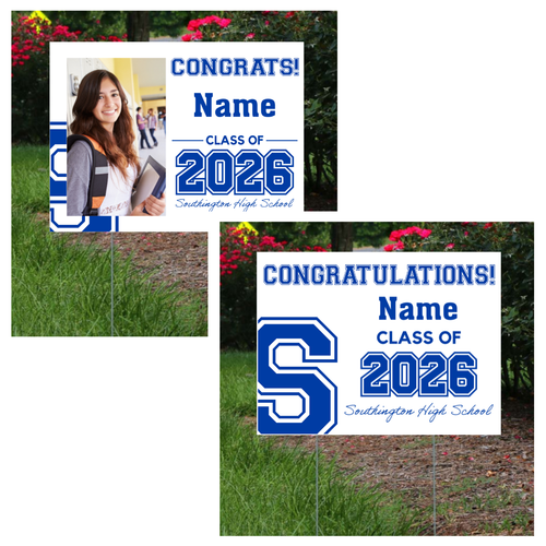 Southington 2026 Graduation Lawn Sign