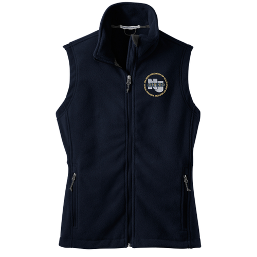 NJAHPERD Ladies Navy Fleece Vest