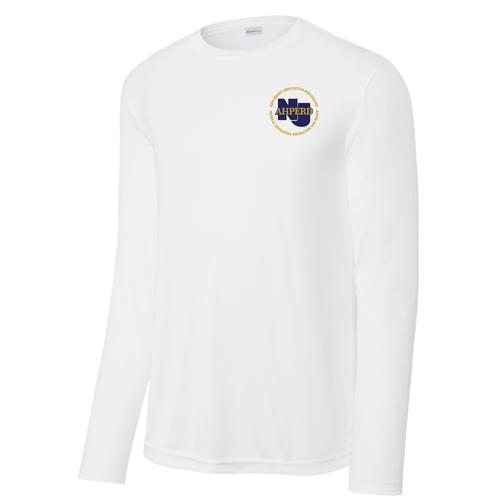 NJAHPERD Unisex Moisture Wicking White Long Sleeve