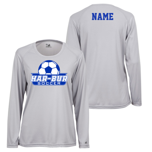 Har-Bur Soccer Ladies Moisture Wicking Long Sleeve  Har-Bur Soccer Ladies Moisture Wicking Long Sleeve