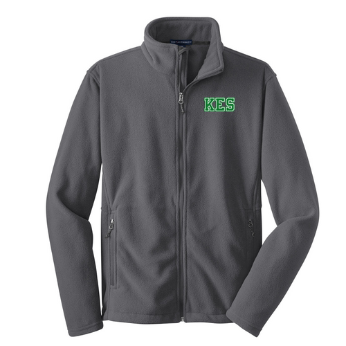 Kelley School Iron Gray Youth and Adult Fleece Jacket