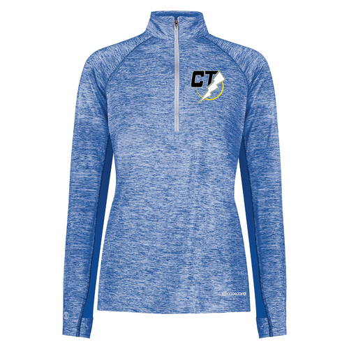 CT Lightning GOLD Ladies Cool Core 1/2 Zip