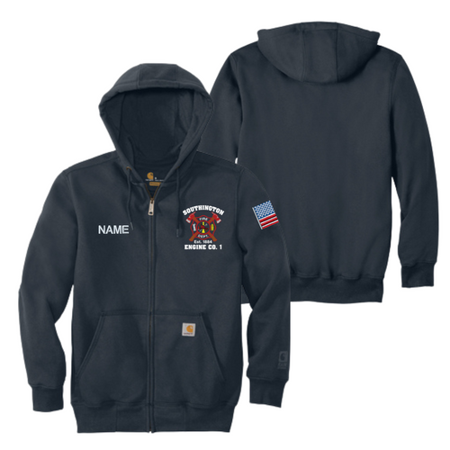 Southington Engine Co 1 Full Zip Hooded Sweatshirt