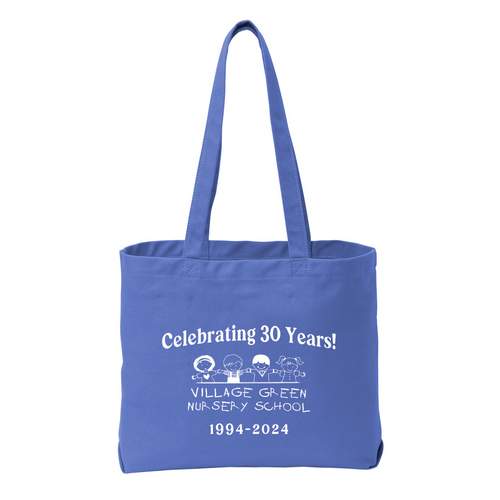 30th Anniversary Village Green Nursery Tote Bag