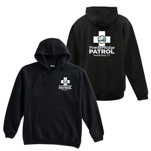 Powder Ridge Ski Patrol Black Hoodie Powder Ridge Ski Patrol Black Hoodie