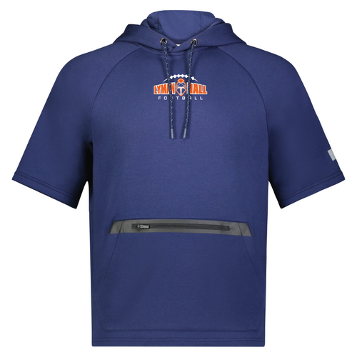Lyman Hall Football Short Sleeve Fleece Hoodie