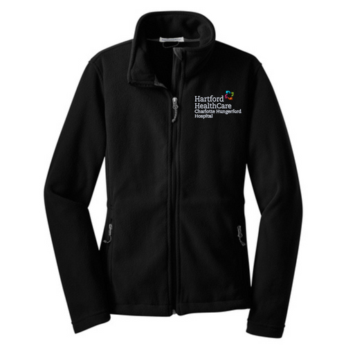 Charlotte Hungerford ICU Ladies Black Chill Fleece Jacket