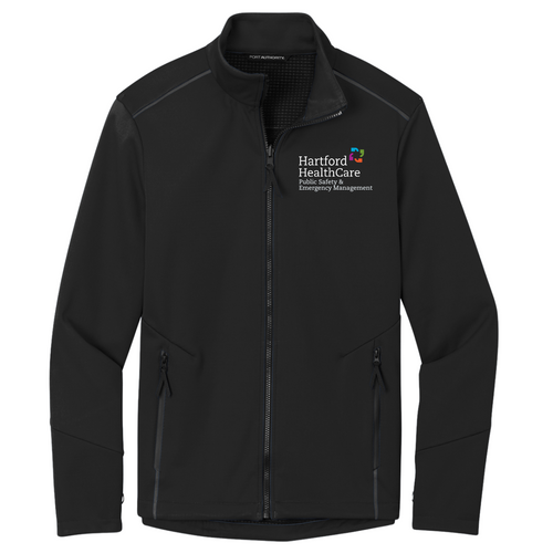 HHC Public Safety and Emergency Management Black Soft Shell Jacket