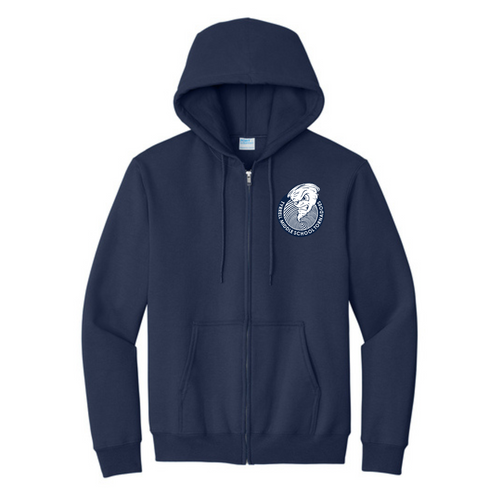 Tyrrell Middle School Navy Full Zip