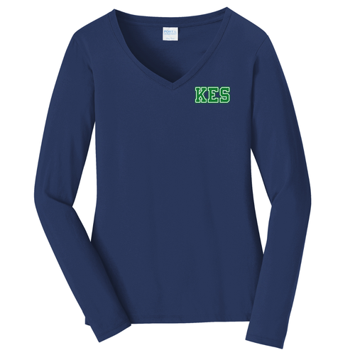 Kelley School Navy Ladies Long Sleeve