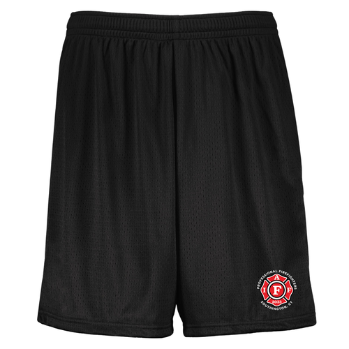 Southington Fire Local 2033 Black Mesh Short