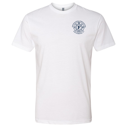Southington Fire Local 2033 White CVC Short Sleeve Tee