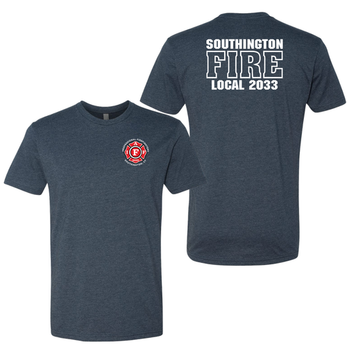 Southington Fire Local 2033 Navy CVC Short Sleeve Tee