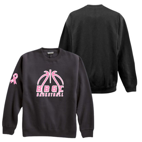 BBGC PINK Black Crew Sweatshirt