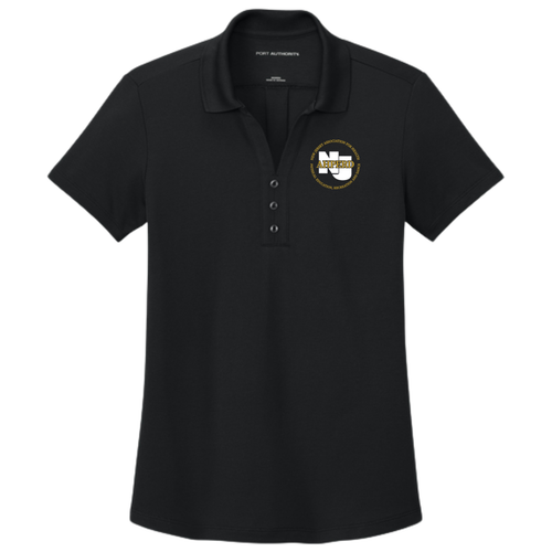 NJAHPERD Ladies Black Pique Polo