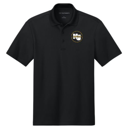 NJAHPERD Black Pique Polo