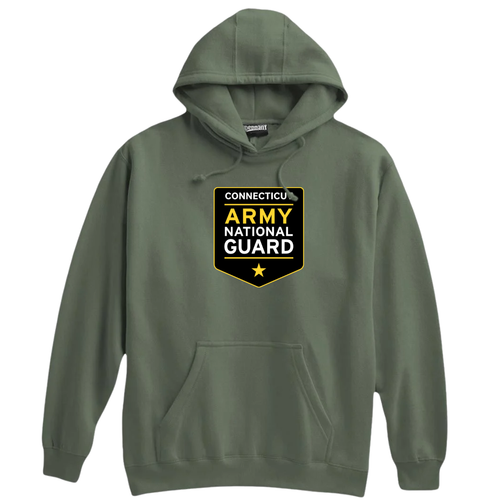 National Guard Army Green Hooded Sweatshirt