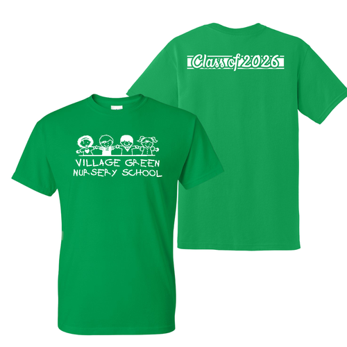 Village Green Nursery Class of 2026 T-Shirt (Youth and Adult)