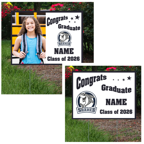 South End Graduation Lawn Sign