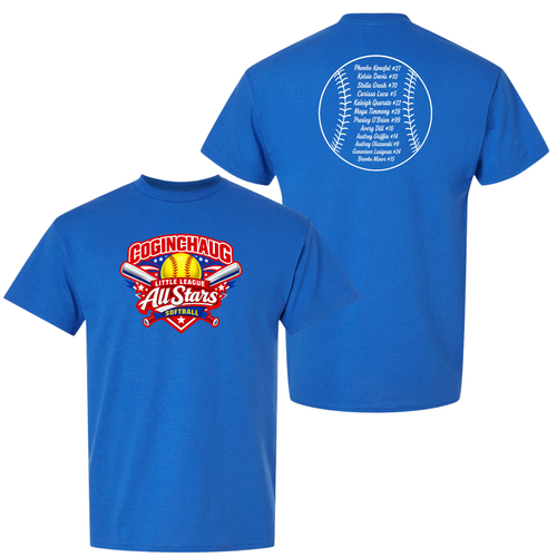 Coginchaug Little League Softball All Stars T-Shirt