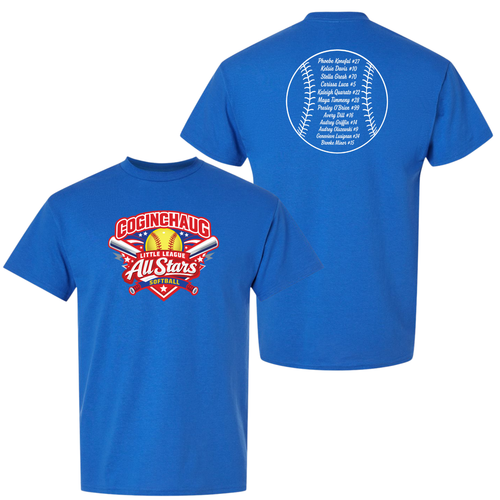 Coginchaug Little League Softball 12U All Stars T-Shirt