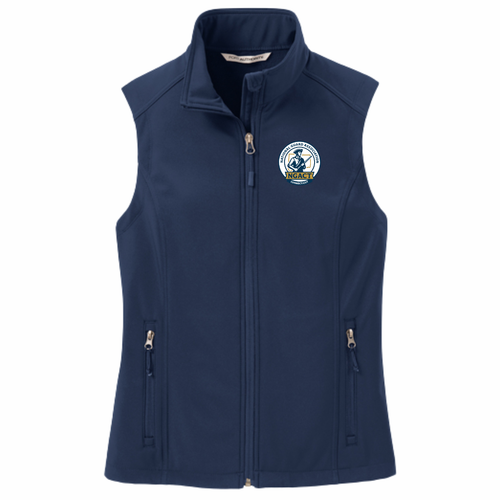 NGACT Ladies Navy Soft Shell Vest