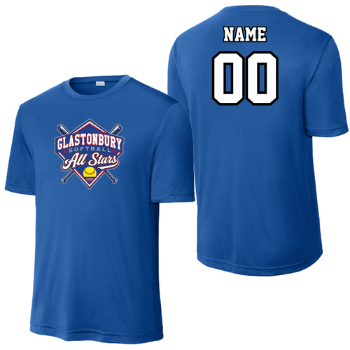 Glastonbury All Stars Royal Moisture Wicking Short Sleeve