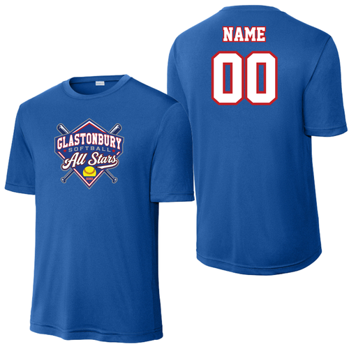 Glastonbury All Stars Royal Moisture Wicking Short Sleeve