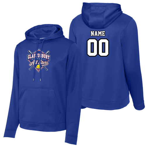 Glastonbury All Stars Unisex Royal Moisture Wicking Hoodie