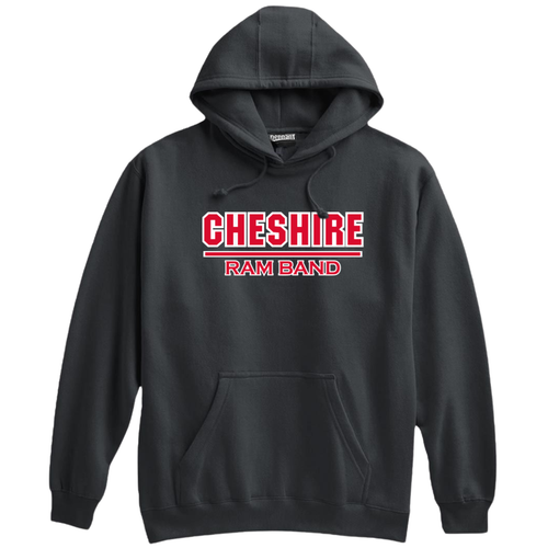 Cheshire Ram Band Black Stacked Logo Hoodie