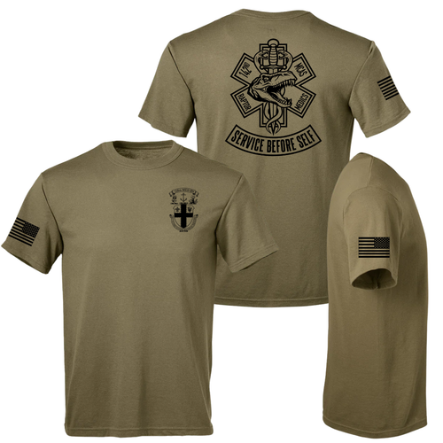 142 National Guard Tan 499 T-Shirt